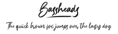 Bassheads by Garisman Studio — Script Handwritten Font — thumbnail 1