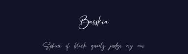 Basskia by Kong Font — Script Handwritten Font — thumbnail 2