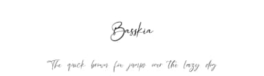 Basskia by Kong Font — Script Handwritten Font — thumbnail 1