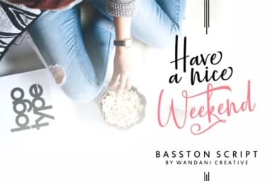 Basston Script Font by Beautypes — Script Handwritten Font — thumbnail 5