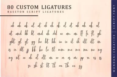 Basston Script Font by Beautypes — Script Handwritten Font — thumbnail 6