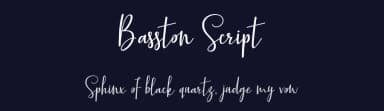 Basston Script by Beautypes — Script Handwritten Font — thumbnail 2