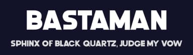 Bastaman by Mofr24 — Sans Serif Font — thumbnail 2