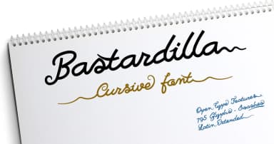 Bastardilla Font by Fernando Haro — Script Handwritten Font — thumbnail 1