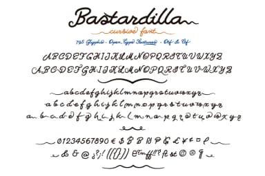 Bastardilla Font by Fernando Haro — Script Handwritten Font — thumbnail 3