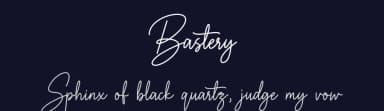Bastery by Multype Studio — Script Handwritten Font — thumbnail 2