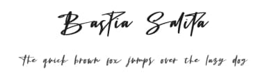 Bastia Salita by Lalan Farlan — Script Handwritten Font — thumbnail 1