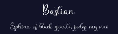 Bastian by Basni.std — Script Handwritten Font — thumbnail 2