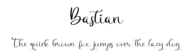 Bastian by Basni.std — Script Handwritten Font — thumbnail 1