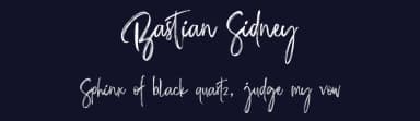 Bastian Sidney by HansCo — Script Handwritten Font — thumbnail 2