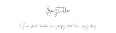 Bastille by Maulana Creative — Script Handwritten Font — thumbnail 1