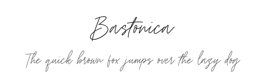 Bastonica by Letterative Studio — Script Handwritten Font