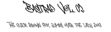 Bastrad Vol.02 by Ronny Studio — Script Handwritten Font — thumbnail 1