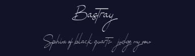 Bastray by Nabila — Script Handwritten Font — thumbnail 2