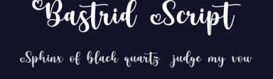 Bastrid Script by Attract Studio — Script Handwritten Font — thumbnail 2