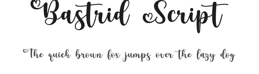 Bastrid Script by Attract Studio — Script Handwritten Font