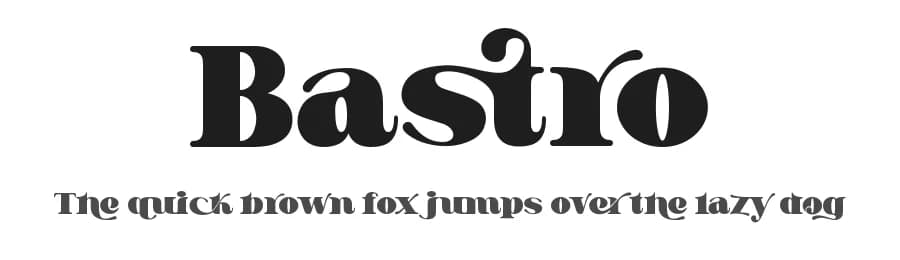 Bastro by HansCo — Serif Font