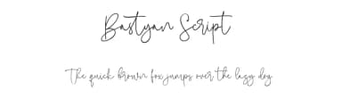 Bastyan Script by Maulana Creative — Script Handwritten Font — thumbnail 1
