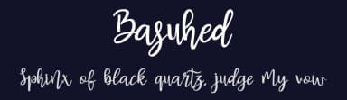 Basuhed by StringLabs Creative Studio — Script Handwritten Font — thumbnail 2