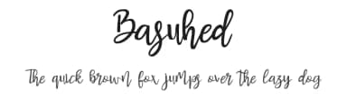 Basuhed by StringLabs Creative Studio — Script Handwritten Font — thumbnail 1
