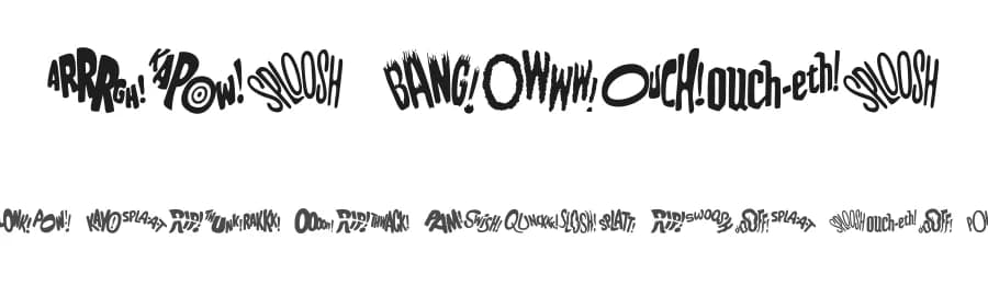 Bat Fight by Pallor Publishing — Dingbats Font