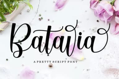 Batavia Script Font by LetterFreshStudio — Script Handwritten Font — thumbnail 1