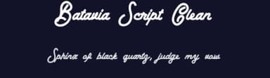 Batavia Script Clean by Monoco Type Foundry — Script Handwritten Font — thumbnail 2