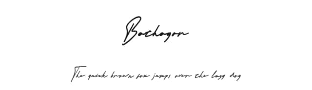 Bathagor by Amir Subqi Setiaji — Script Handwritten Font