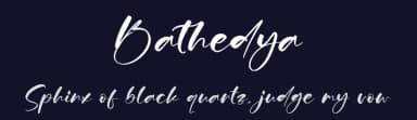 Bathedya by Letterena Studios — Script Handwritten Font — thumbnail 2