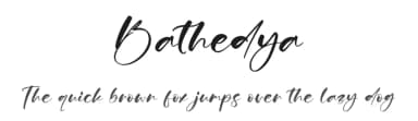 Bathedya by Letterena Studios — Script Handwritten Font — thumbnail 1
