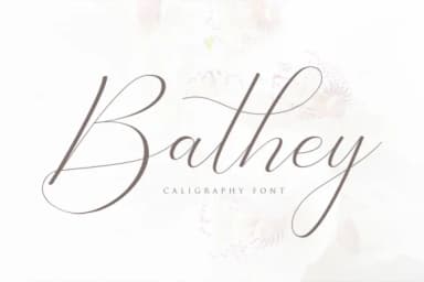 Bathey Font by Pen Culture — Script Handwritten Font — thumbnail 1