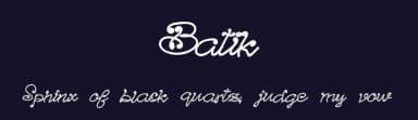 Batik by Slenting Art — Script Handwritten Font — thumbnail 2