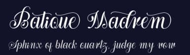 Batique Madrem by Four Lines — Script Handwritten Font — thumbnail 2