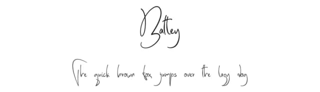 Batley by Twin Rizki — Script Handwritten Font