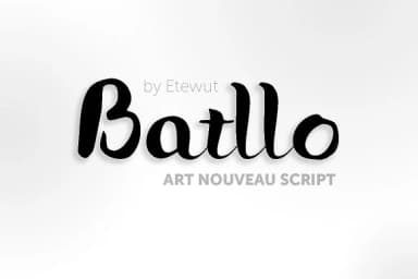 Batllo Font by Etewut — Script Handwritten Font — thumbnail 1