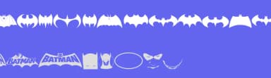 Batman Evolution Logo by Gersan Borge A — Dingbats Font — thumbnail 3