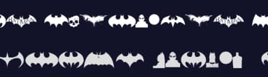 Batman Evolution Logo by Gersan Borge A — Dingbats Font — thumbnail 2