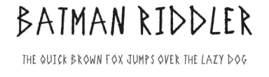 Batman Riddler by Cerp — Script Handwritten Font — thumbnail 1