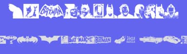 Batman The Dark Knight by xstreamed.tv — Dingbats Font — thumbnail 3