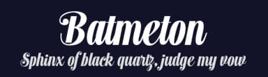 Batmeton by Aqeela Studio — Script Handwritten Font — thumbnail 2