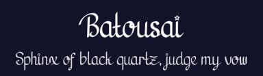 Batousai by Chasim — Script Handwritten Font — thumbnail 2