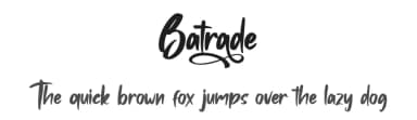 Batrade by Skiiller Studio — Script Handwritten Font — thumbnail 1