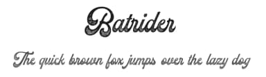 Batrider by Runsell Studio — Script Handwritten Font — thumbnail 1
