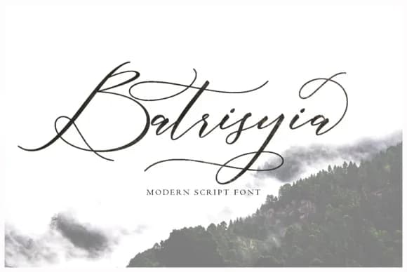 Batrisyia Script Font by fargunstudio — Script Handwritten Font