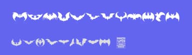 Bats by Woodcutter — Dingbats Font — thumbnail 3