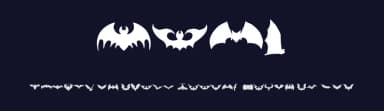 Bats by Woodcutter — Dingbats Font — thumbnail 2