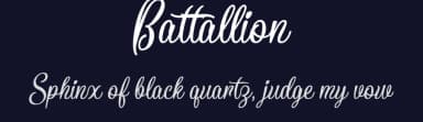 Battallion by Amir Subqi Setiaji — Script Handwritten Font — thumbnail 2