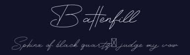 Battenfill by SheillaType — Script Handwritten Font — thumbnail 2