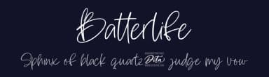 Batterlife by Ditatype — Script Handwritten Font — thumbnail 2