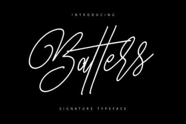 Batters Font by maulanacreative — Script Handwritten Font — thumbnail 1